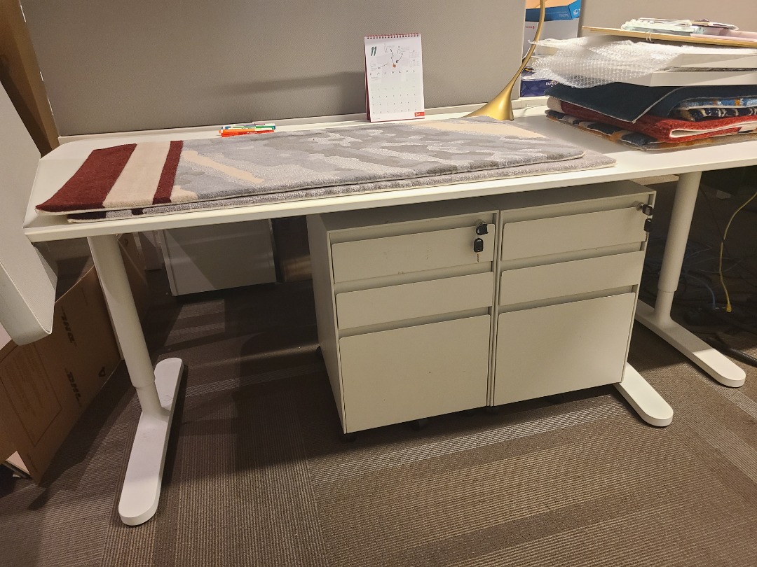 IKEA BEKANT Desk, white, 160x80 cm, Furniture & Home Living, Furniture