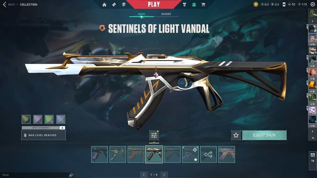 immortal valorant account for sale w/ skins + ruin dagger (negotiable ...