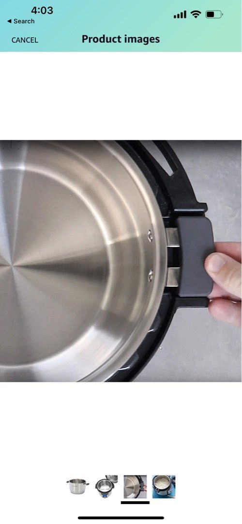 Inner pot with handles for instant pot 6 quart Furniture Home Living Kitchenware Tableware Cookware Accessories on Carousell