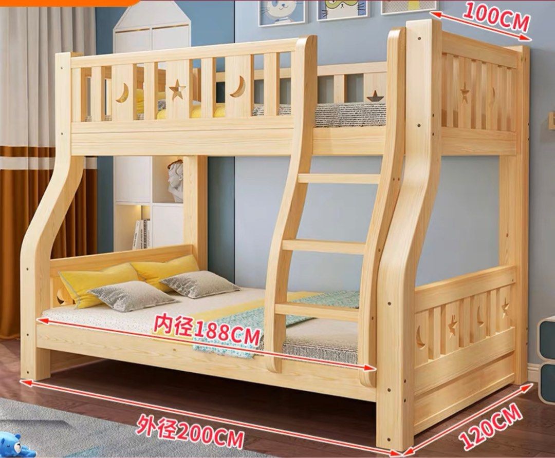 Double deck bed single sales size price