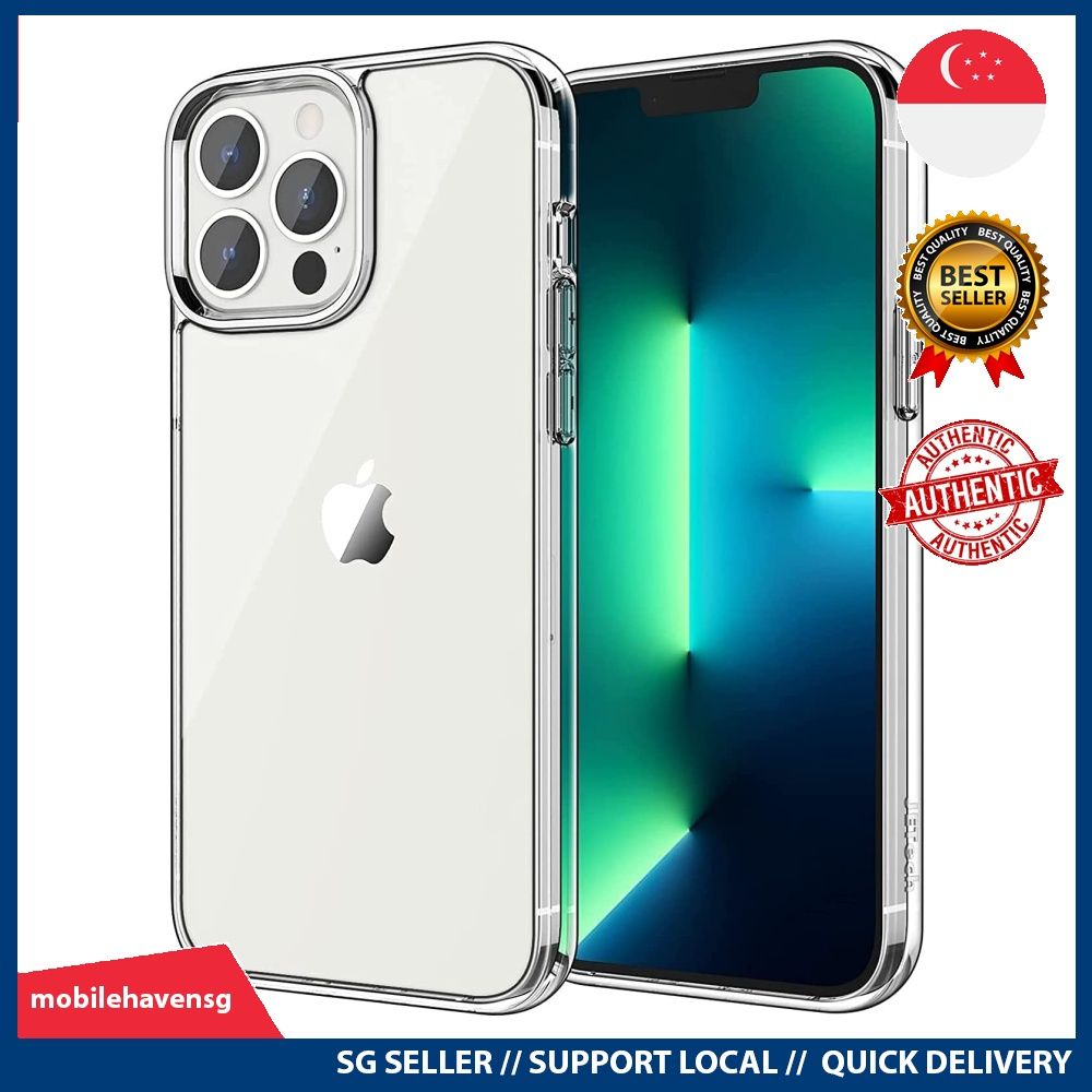 instock] JETech Case for iPhone 13 Pro 6.1-Inch, Non-Yellowing Shockproof  Phone Bumper Cover, Anti-Scratch Clear Back (Clear), Mobile Phones &  Gadgets, Mobile & Gadget Accessories, Cases & Sleeves on Carousell