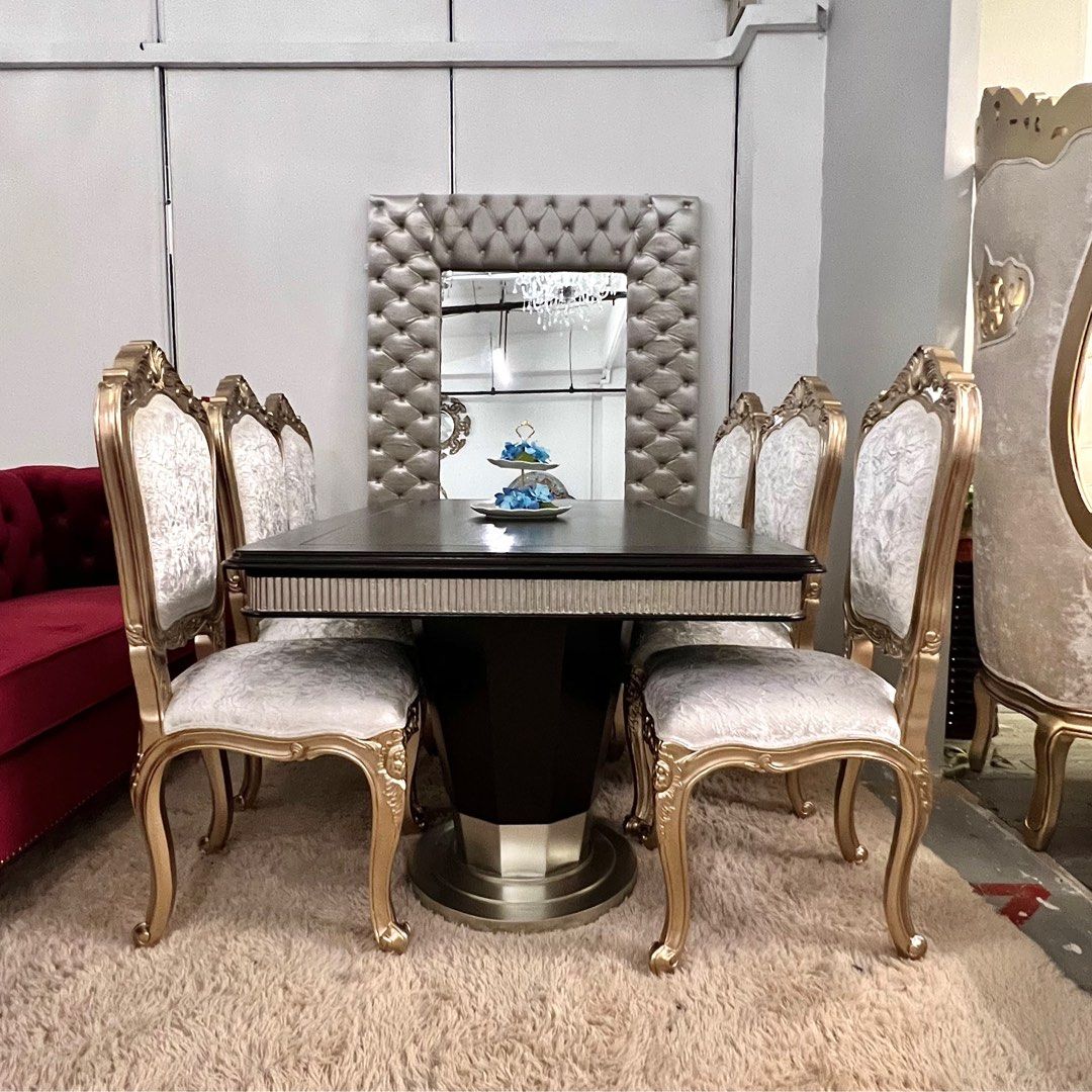French Victorian Dining Table and Chairs DISCOUNTED SALE