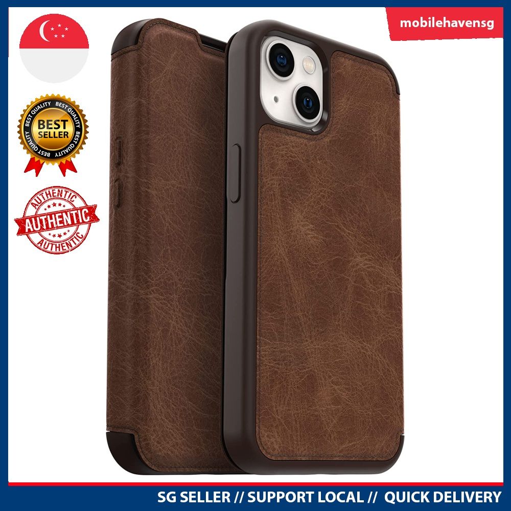 OtterBox Strada Series Case for Apple iPhone 13 - Espresso (Brown)