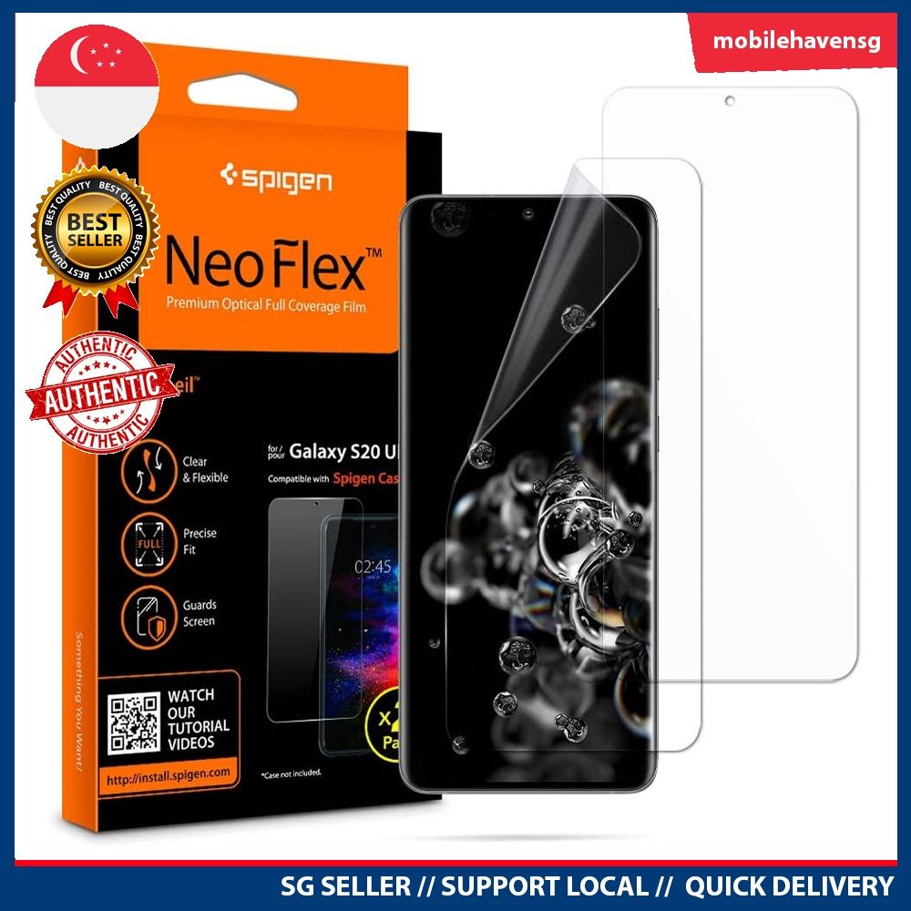 instock] Spigen, Pack, Screen Protector for Samsung Galaxy S20