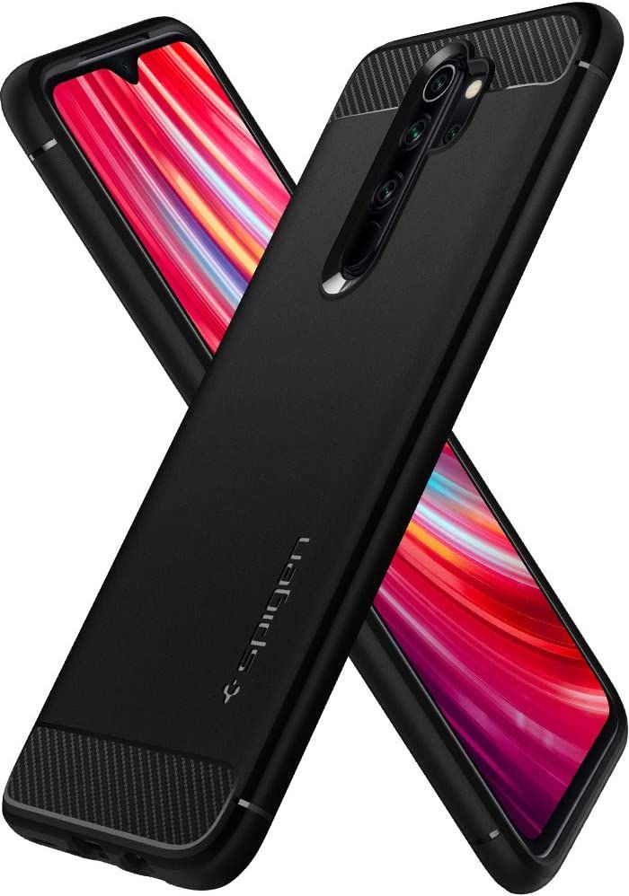 instock Spigen Compatible for Xiaomi Redmi Note 8 Pro Case Rugged Armor Matte Black Mobile Phones Gadgets Mobile Gadget Accessories Cases Sleeves on Carousell
