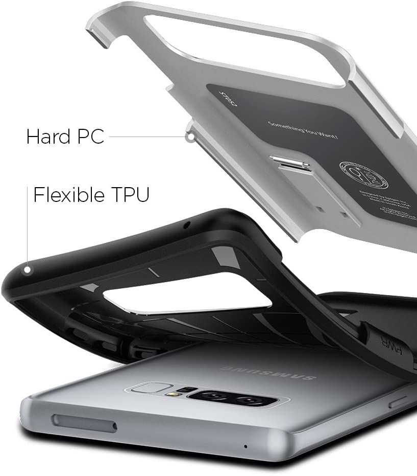 instock] Spigen Galaxy Note Case Slim Armor, Satin Silver