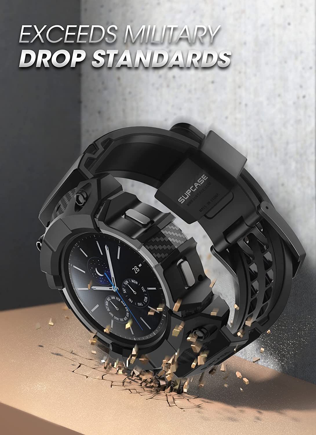 Supcase unicorn beetle pro series on sale case for galaxy watch active 2