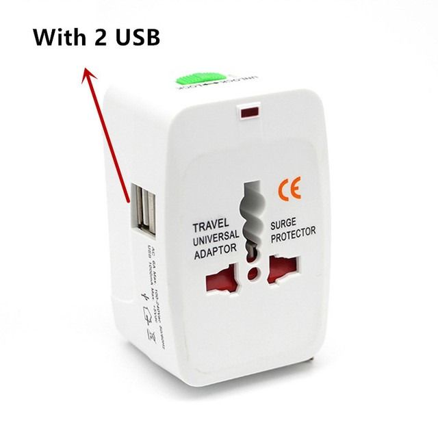 2020 US/UK/EU Plug Adapters Universal Power Plug Travel Converter Adapter  Converting From US / UK / AU / EU Plug