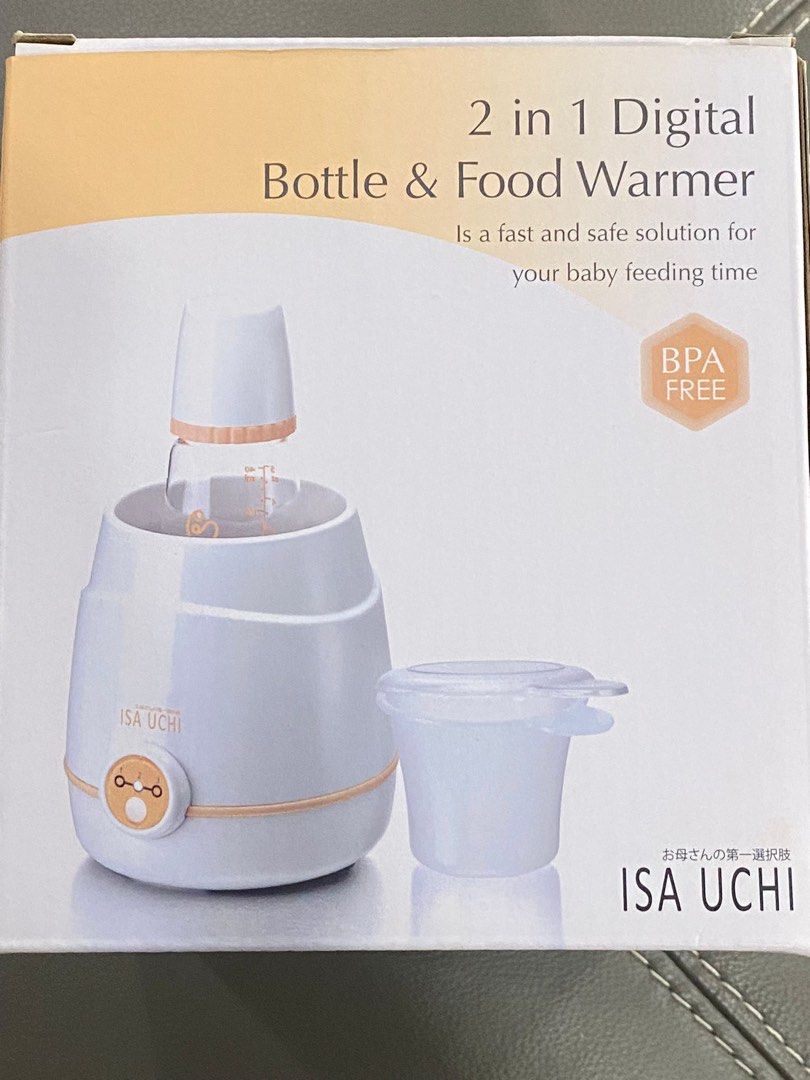 ISA UCHI 2 in 1 Digital Bottle & Food Warmer, Babies & Kids, Nursing