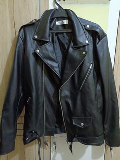 Jaket Kulit Sintetis Ramones Brand Okkane