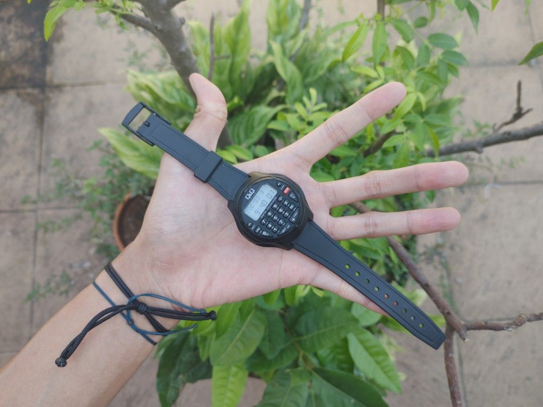 JAM TANGAN QNQ CALCULATOR JADUL LAWAS LANGKA ANTIK VINTAGE on Carousell