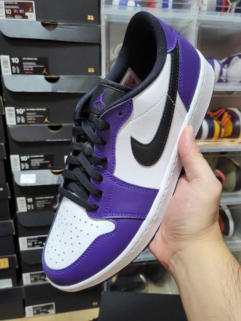 jordan 1 low purple golf