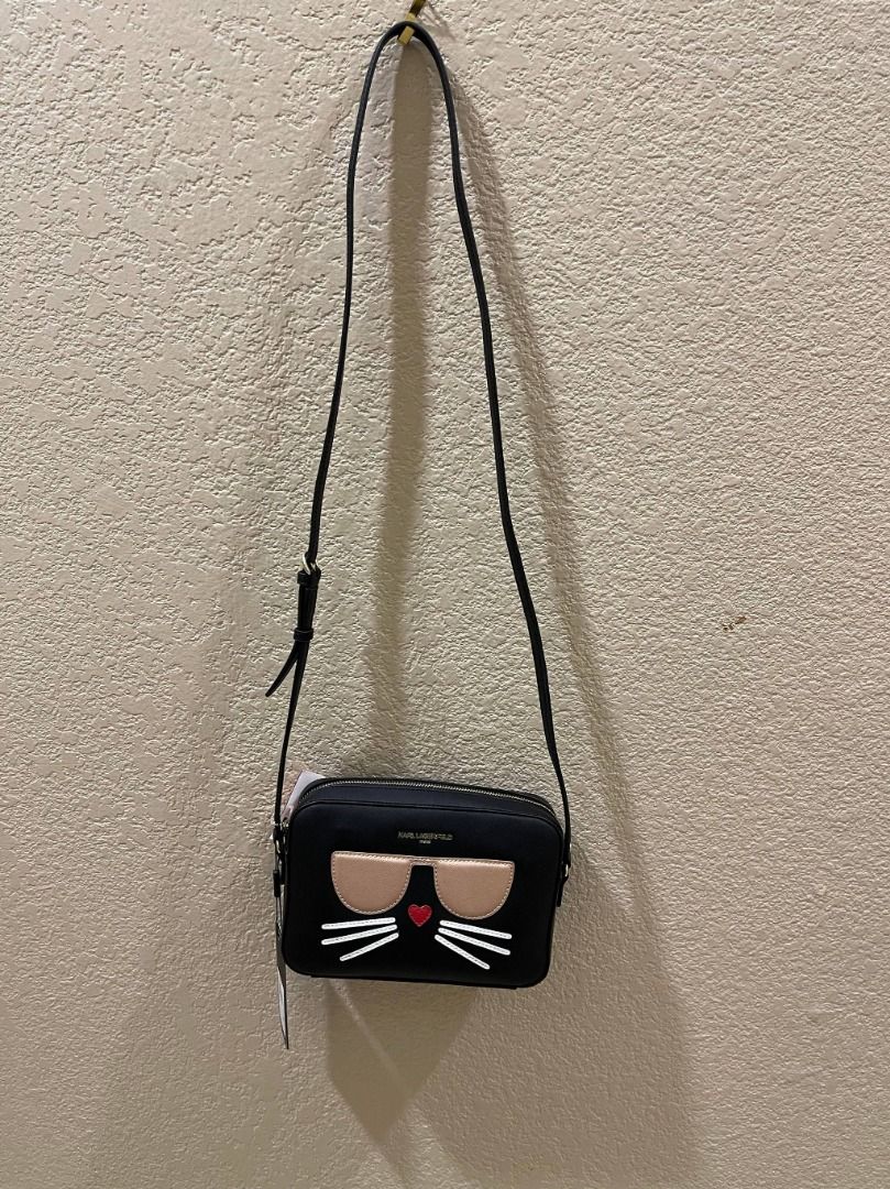 Karl Lagerfeld Maybelle Choupette Saffiano Crossbody