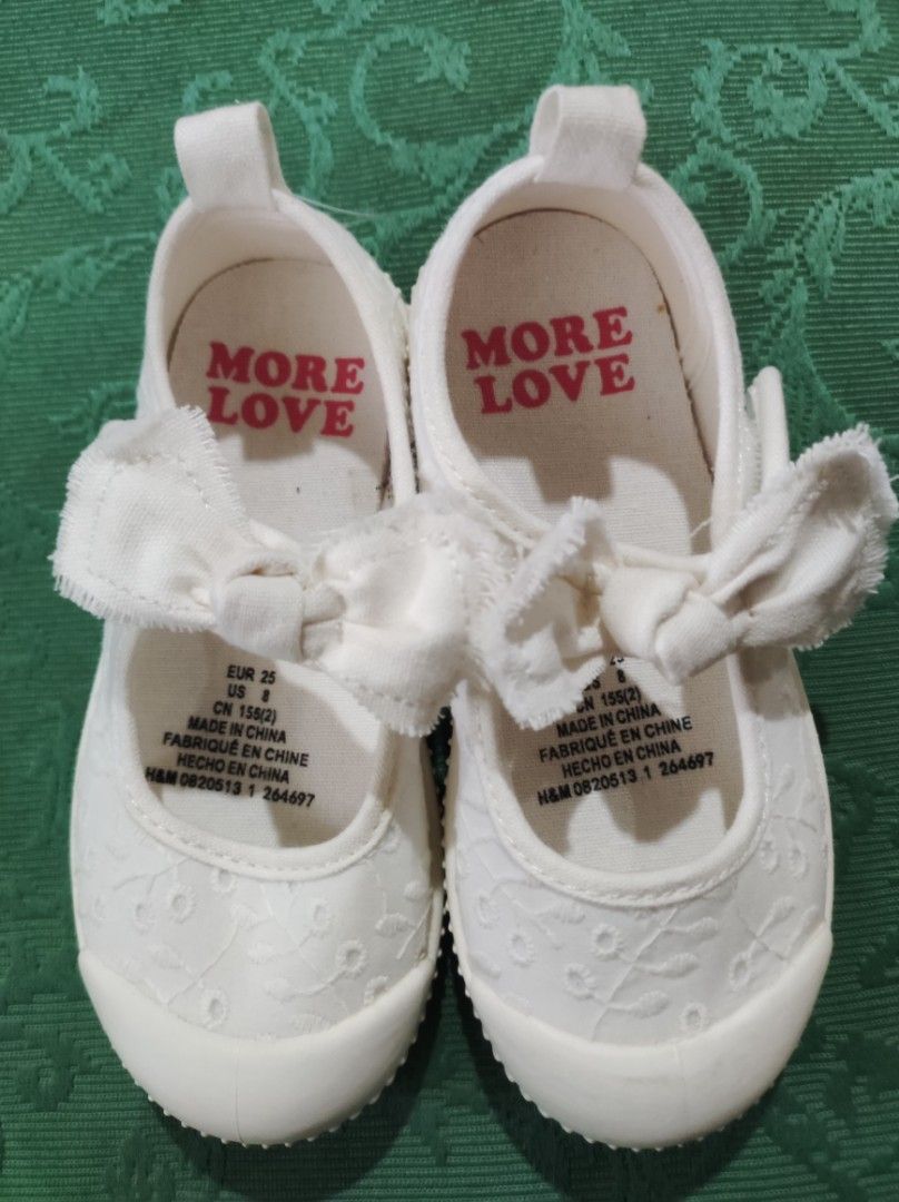 Kasut budak original H M Baby girl shoes Babies Kids Babies
