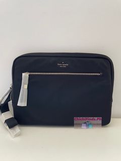 Kate Spade Chelsea Laptop Sleeve with Strap in Black