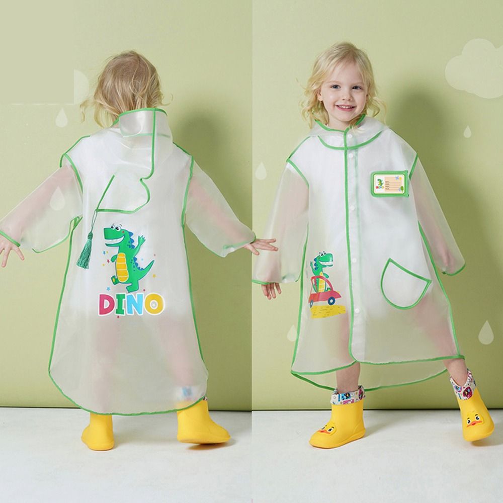 Girls discount hooded raincoat