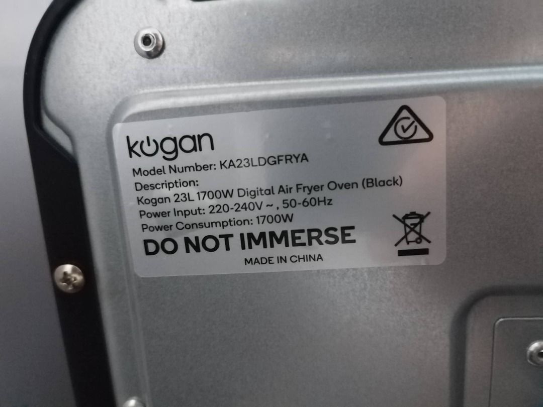 Kogan 23L Digital Air Fryer Oven, TV & Home Appliances, Kitchen