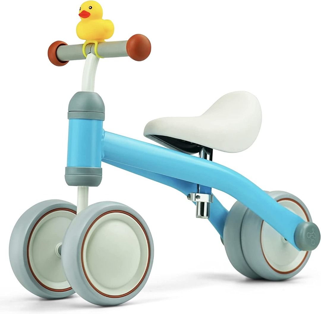 KRIDDO Baby Balance Bike for 1 2 Year Old Boy and Girl Gifts Toddler Bike with Duck Bell for One Year Old First Birthday Gifts Baby Toys 12 Months to 3 Year Old