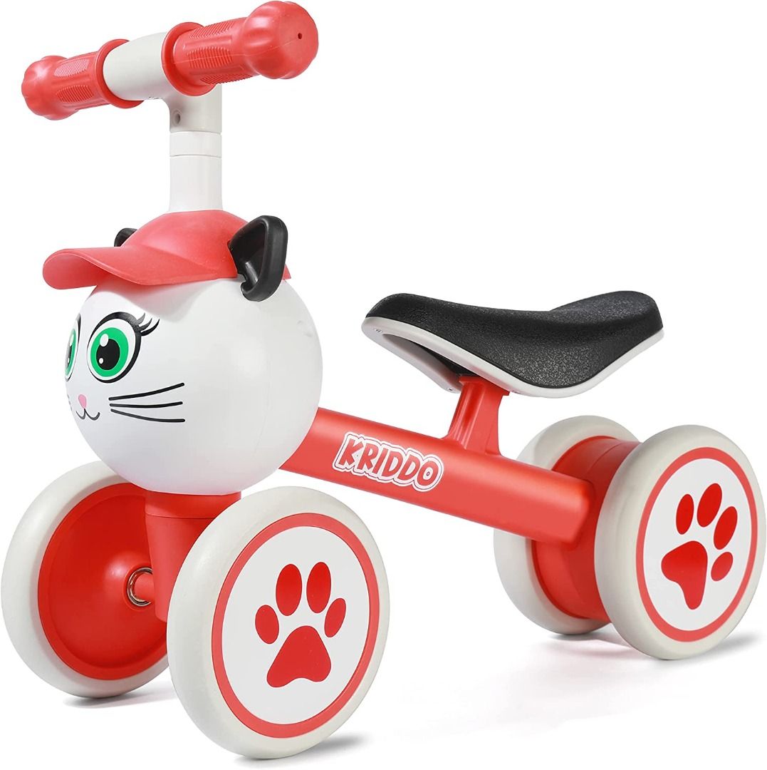 KRIDDO Baby Balance Bike for 1 2 Year Old Boy and Girl Toddler