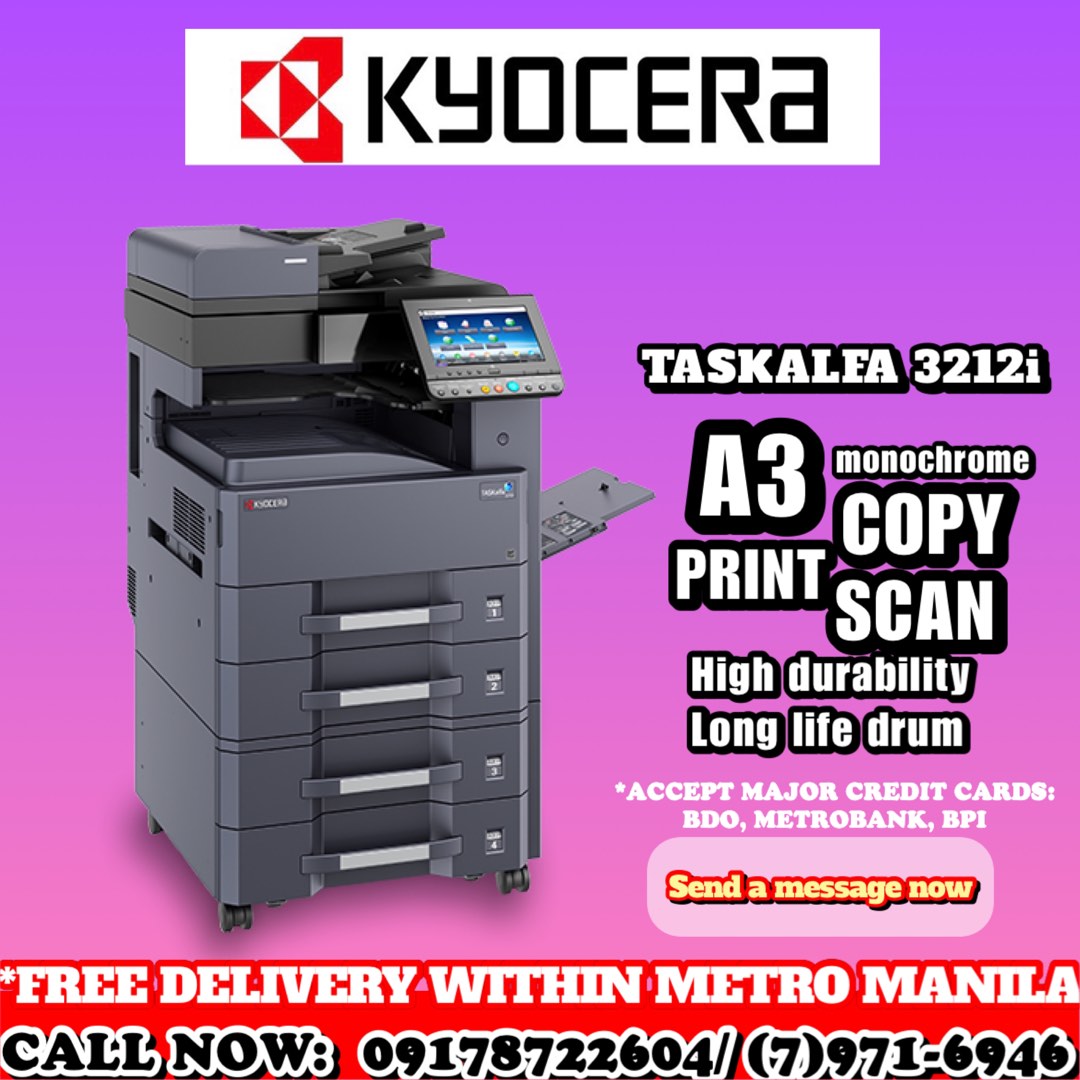 KYOCERA A3 COPIER PRINTER SCANNER, Computers & Tech, Printers, Scanners