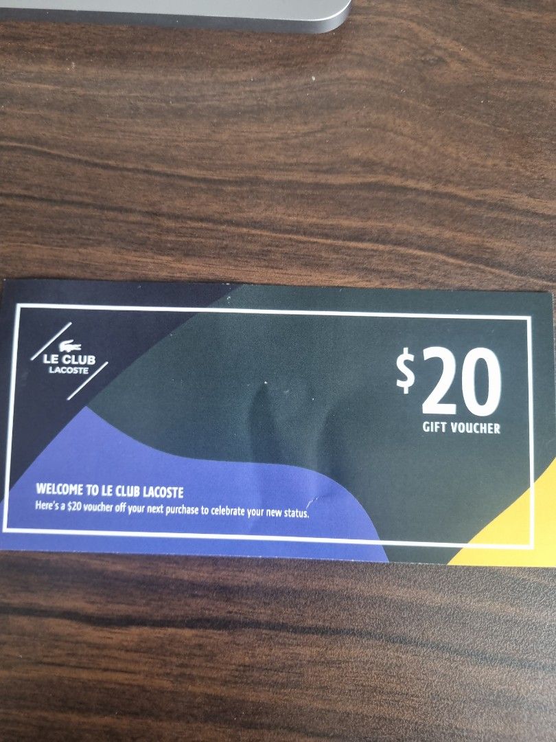 Lacoste voucher shop