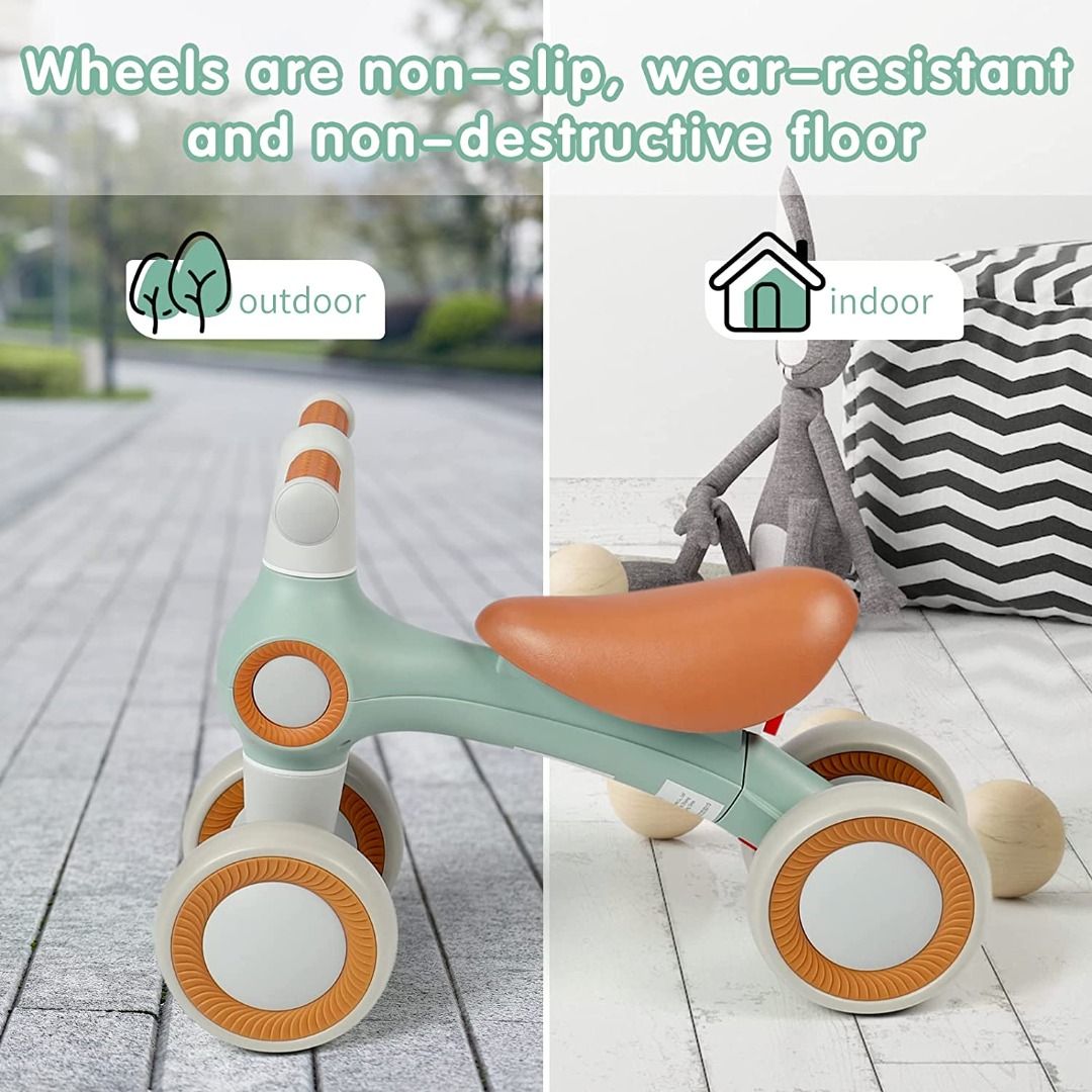 LOL FUN Baby Balance Bike Ride On Toys for 1 Year Old Boy and