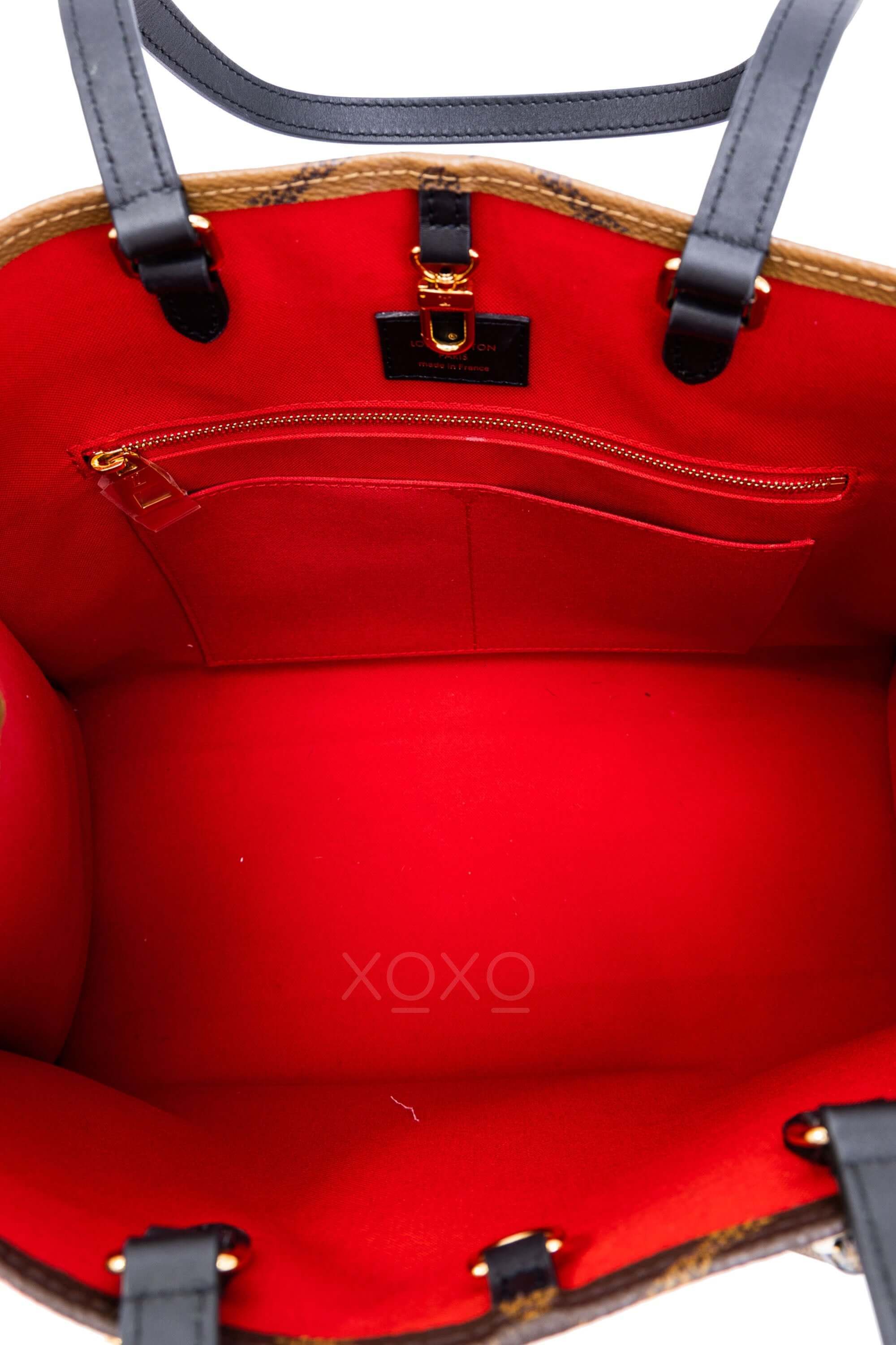 Leather 24h bag Louis Vuitton Red in Leather - 34231024