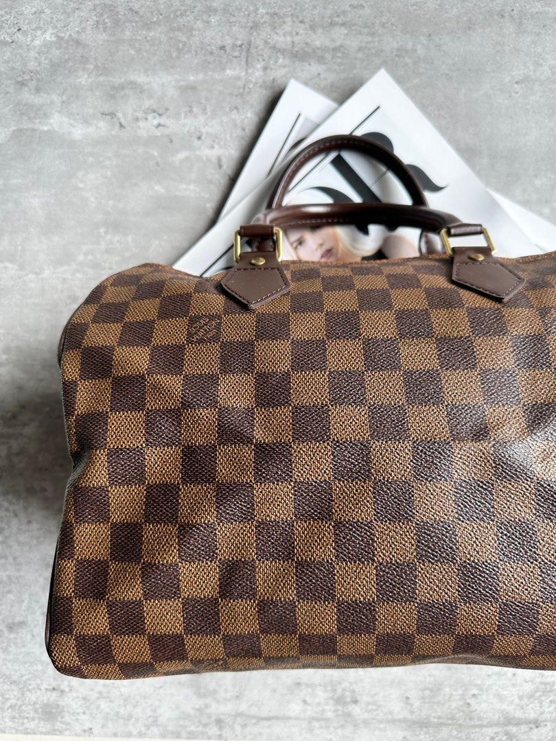 Authentic Louis Vuitton Damier Azur Speedy 30 Handbag FREE S/H OF
