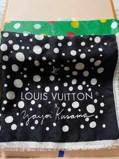 Yayoi Kusama Louis Vuitton Pumpkin Scarf Red LV X YK INFINITY DOTS