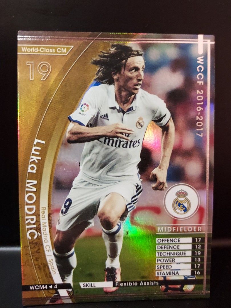 2016-17 PANINI DONRUSS Soccer LUKA MODRIC GOLD | Croatia | Real Madrid