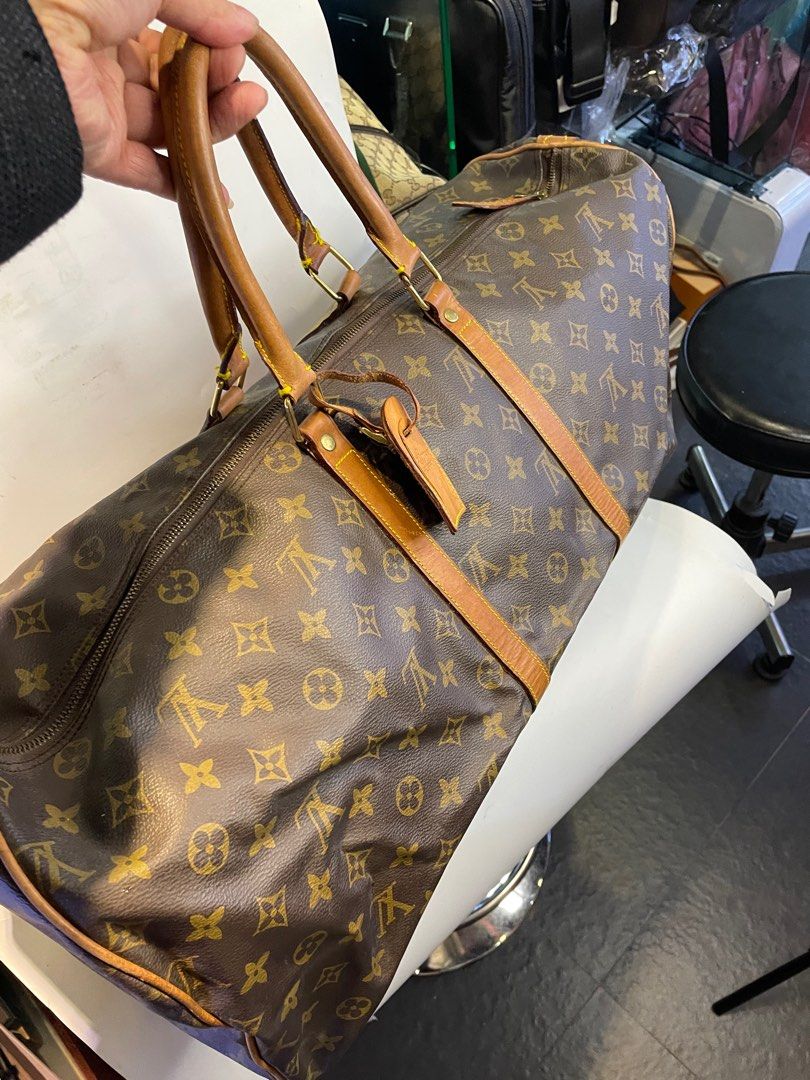 LV x YK Keepall 50 Bag Monogram Taurillon Leather LG - G90