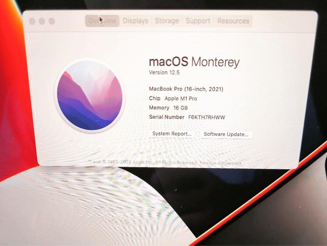 Macbook Pro M1 Pro 1TB 16inch (Category: Laptops & Notebooks) located in Cainta. Submitted by ipotchgadget (Listing ID 1219163715, Image 3). Description: For sale or swap Macbook Pro M1 pro chip 16inch 1TB 16gb RAM Last dec. Activated Battery cycle count 4 only Good as new Price: 120,000php only!!! Negotiable Meet up Pasig area nearby.