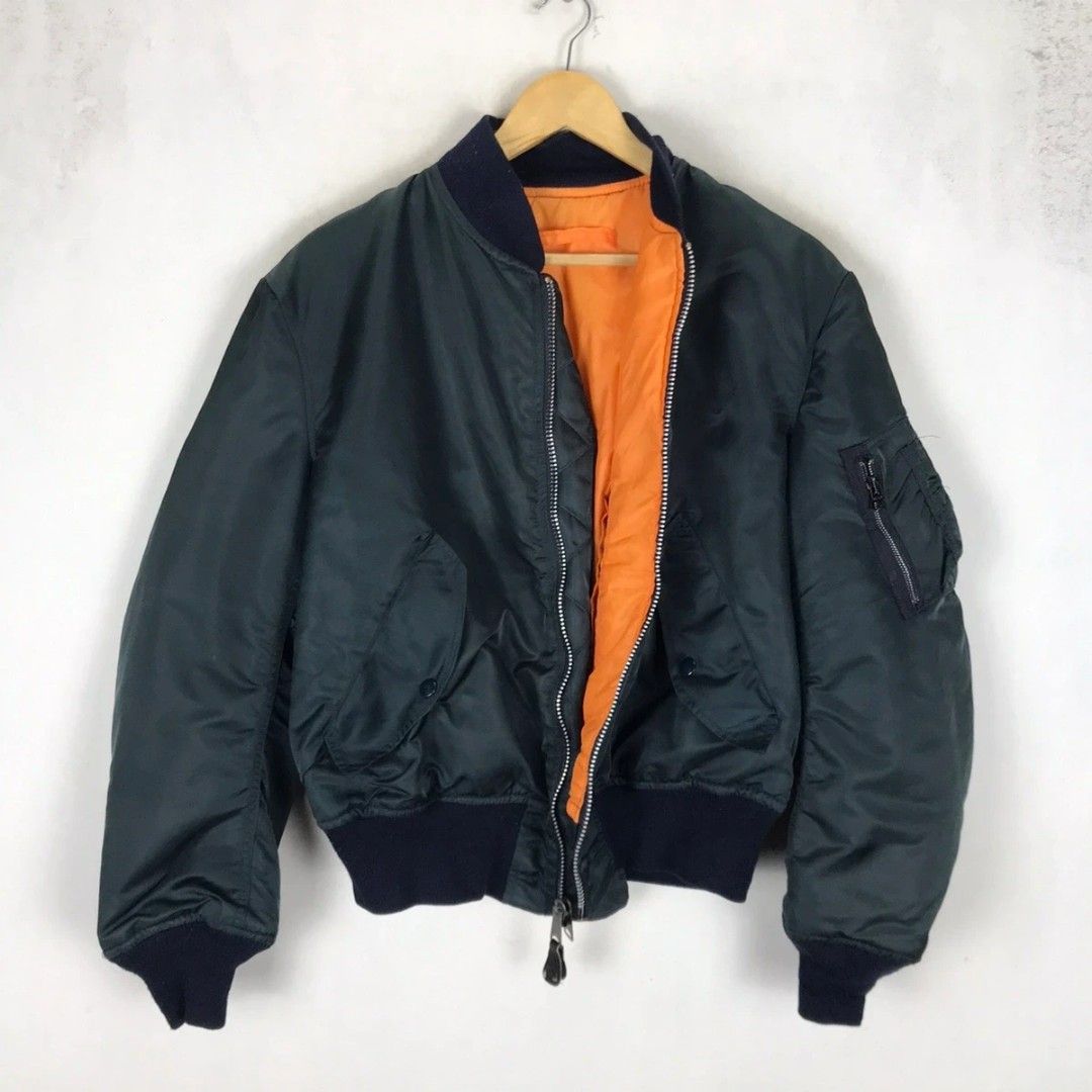 Made in USA Greenbrier Industries MA-1 Bomber Flight Jacket