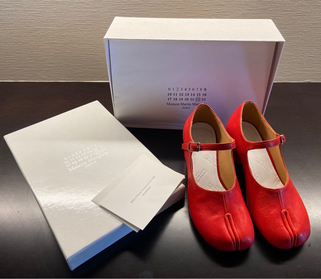 Maison margiela tabi red outlet