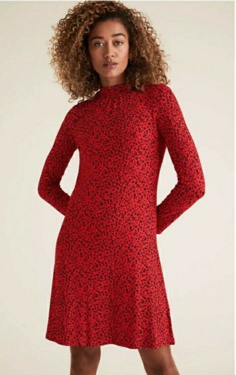 NWT Mark and Spencer high neck swing dress Women s Fashion Dresses Sets Dresses on Carousell