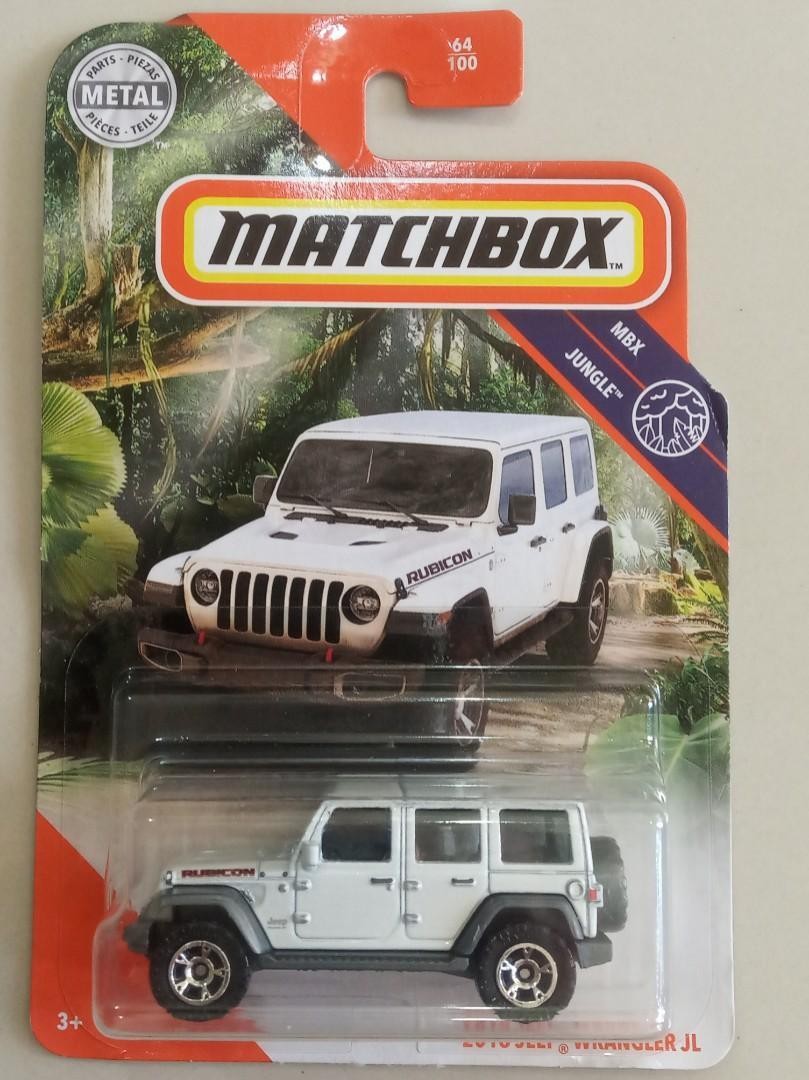 Matchbox 2020 MBX Jungle 2018 Jeep Wrangler JL - White, Hobbies & Toys,  Toys & Games on Carousell