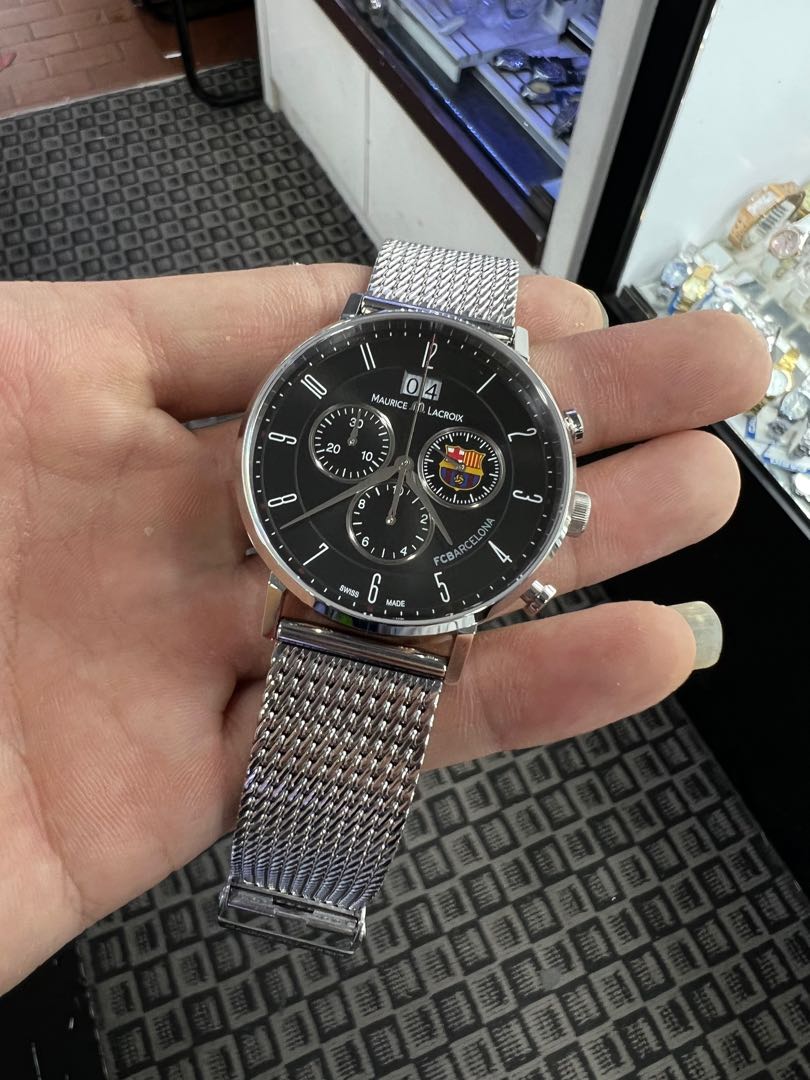 MAURICE LACROIX ELIROS SWISS MADE FC BARCELONA CHRONOGRAPH EL1088