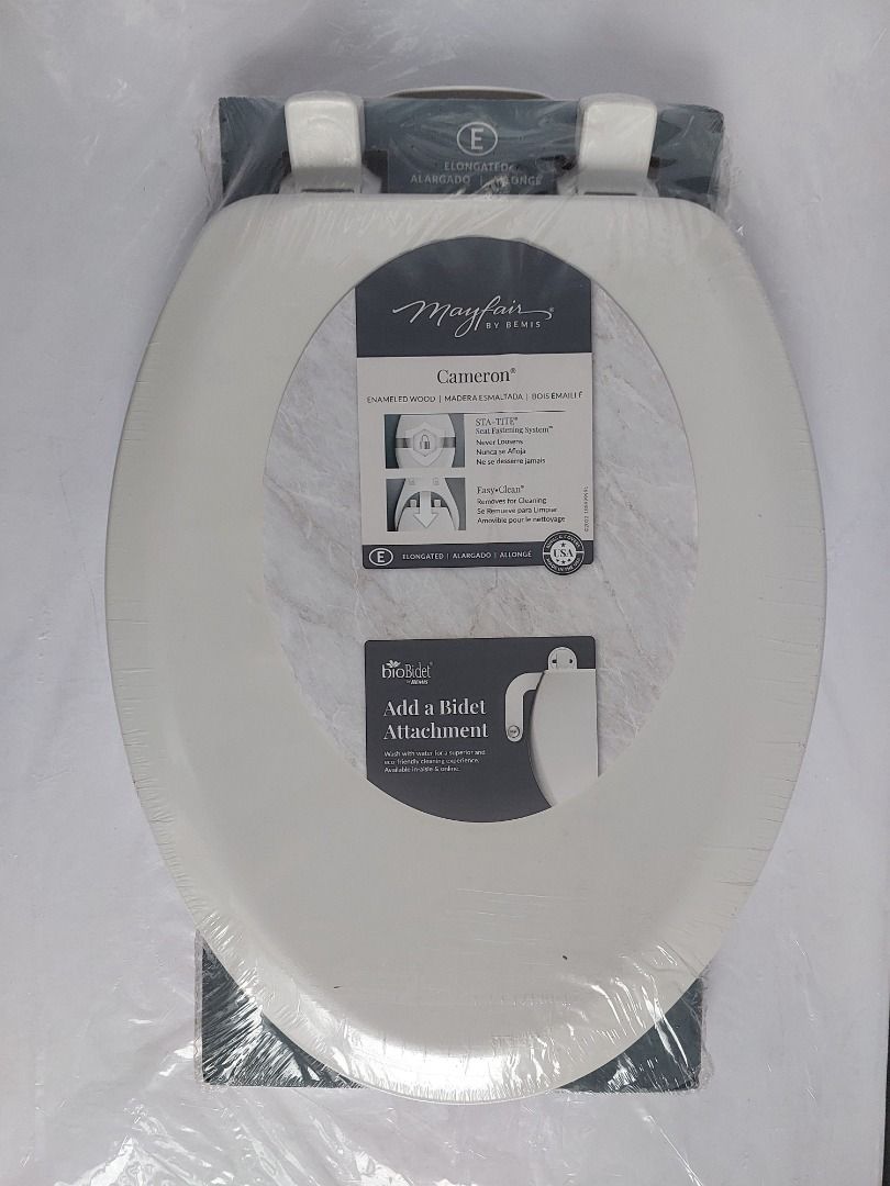Mayfair by Bemis Toilet Seat Cameron Elongated NewUSA, Furniture & Home