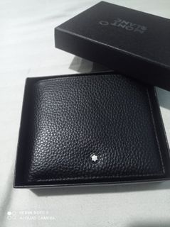 Men wallet for montblanc black wallet