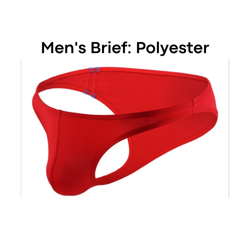 Men's Brief Low Waist Swim Trunklike Brief Underwear (Fankazi F1705