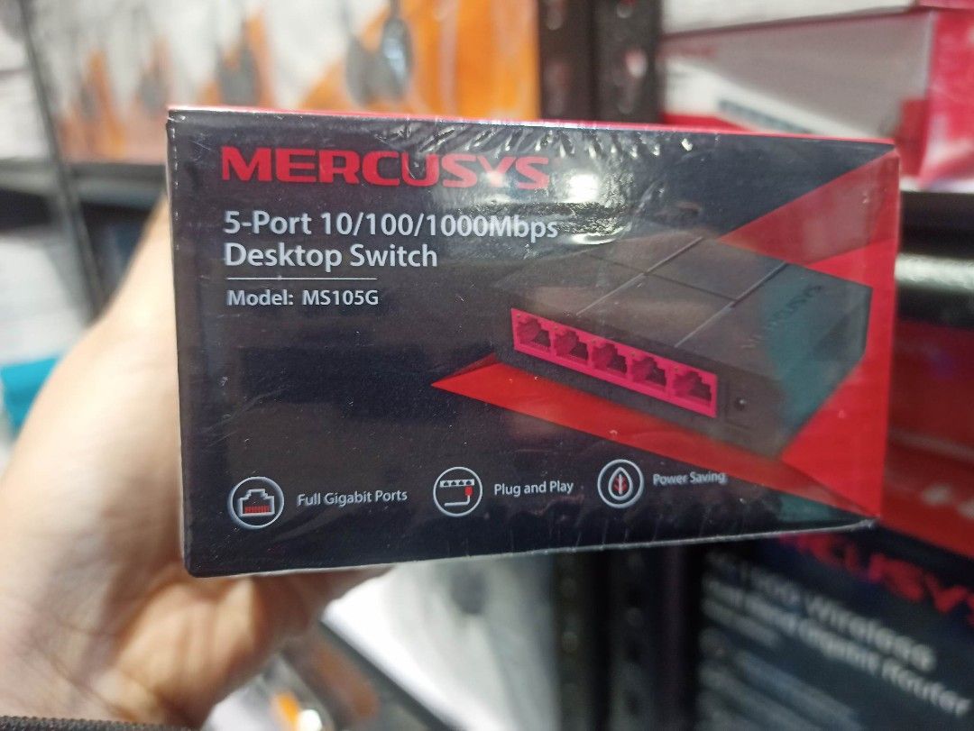 Mercusys MS108 8-Port 10/100Mbps Desktop Switch Network Switch Hub (Category: Networking) located in Makati City. Submitted by techubstoreandaccessories (Listing ID 1219352389, Image 3). Description: Mercusys MS108 8-Port 10/100Mbps Desktop Switch Network Switch Hub On Hand! Ready to Ship! DIRECT SUPPLIER❗❗❗BRANDNEW ITEMS❗❗❗ WITH 7DAYS REPLACEMENT FOR FACTORY DEFECTS AND 1YR WARRANTY ❗️2YRS WARRANTY FOR TRANSCEND DASHCAM & BODYCAM ❗️ 🔹️EDIFIER �