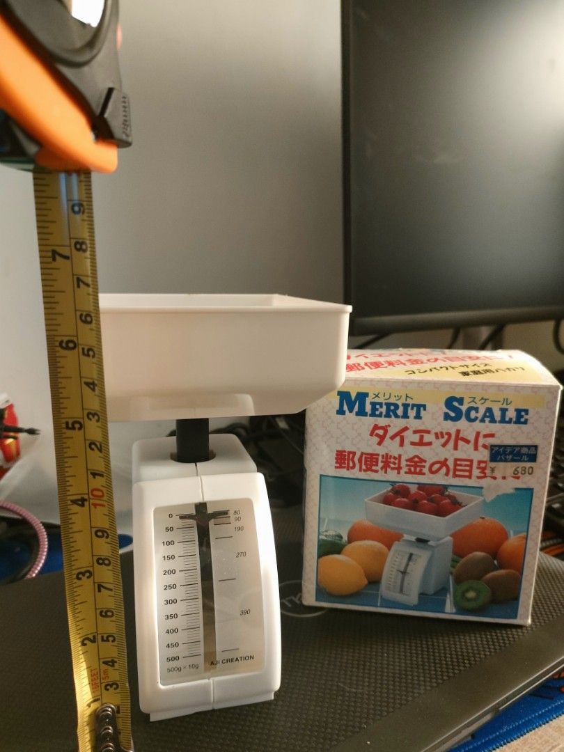 Merit Scale (max 500g) (Category: Bakeware) located in Baliuag. Submitted by importeditemsbykimi (Listing ID 1219248366, Image 2). Description: with box perfect for small measurements from japan compact.