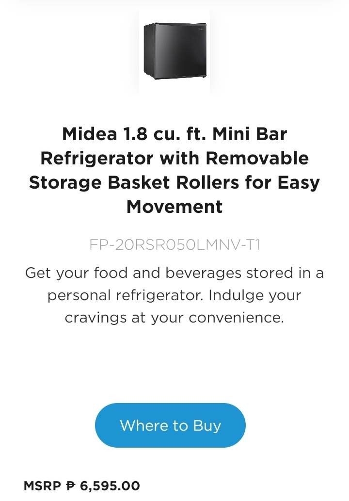 MIDEA Mini Refrigerator (Brand New) on Carousell