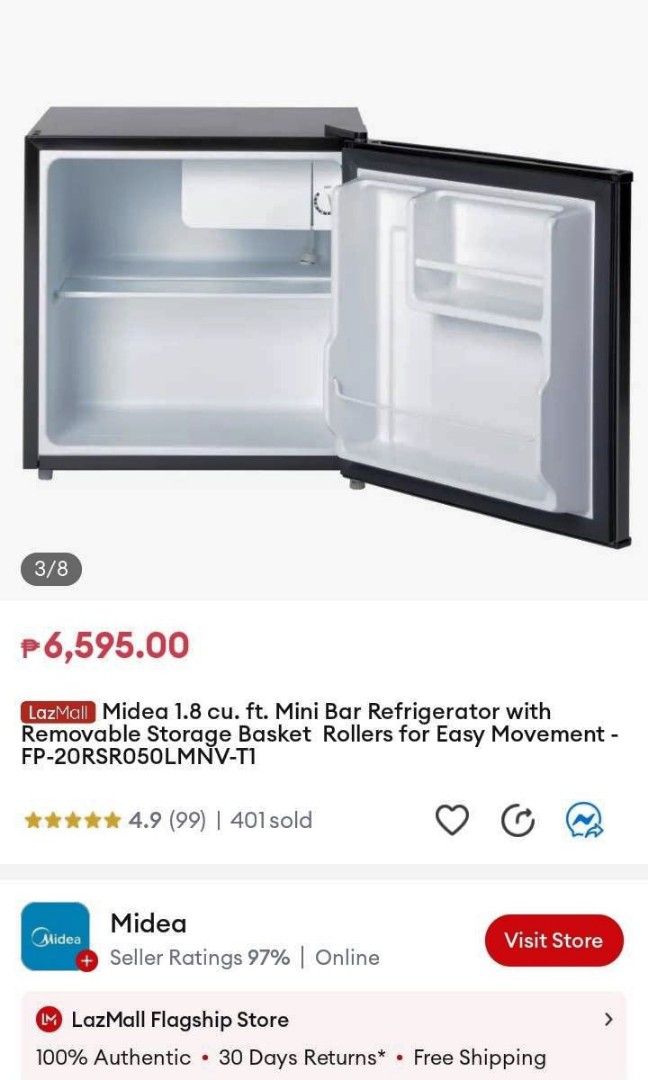 MIDEA Mini Refrigerator (Brand New) on Carousell