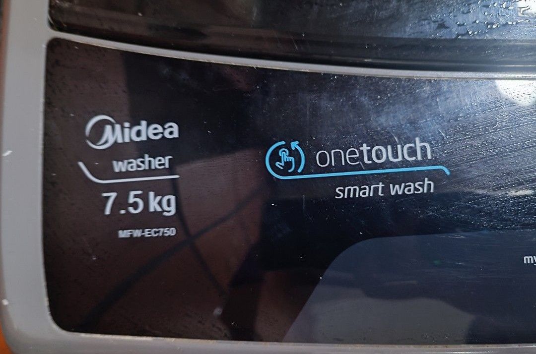 MIDEA WASHER 7.5KG, TV & Home Appliances, Washing Machines and Dryers