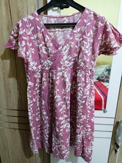 RAMADHAN SALE‼️Mididress / Homedress Sakura Pink Blossom