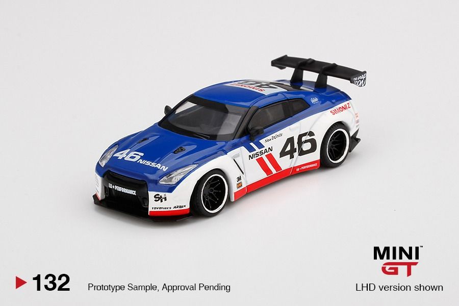 Mini GT MGT#132 Nissan GT-R (R35) #46 Infinite Motorsport LB 