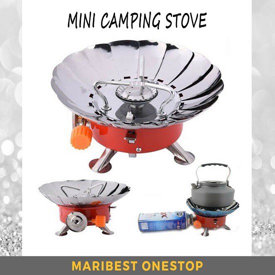 Camping Gas Stove, Portable Kitchen with 230g Cartridge Portable Gas  Burner, Butane Cooker with Burner Included