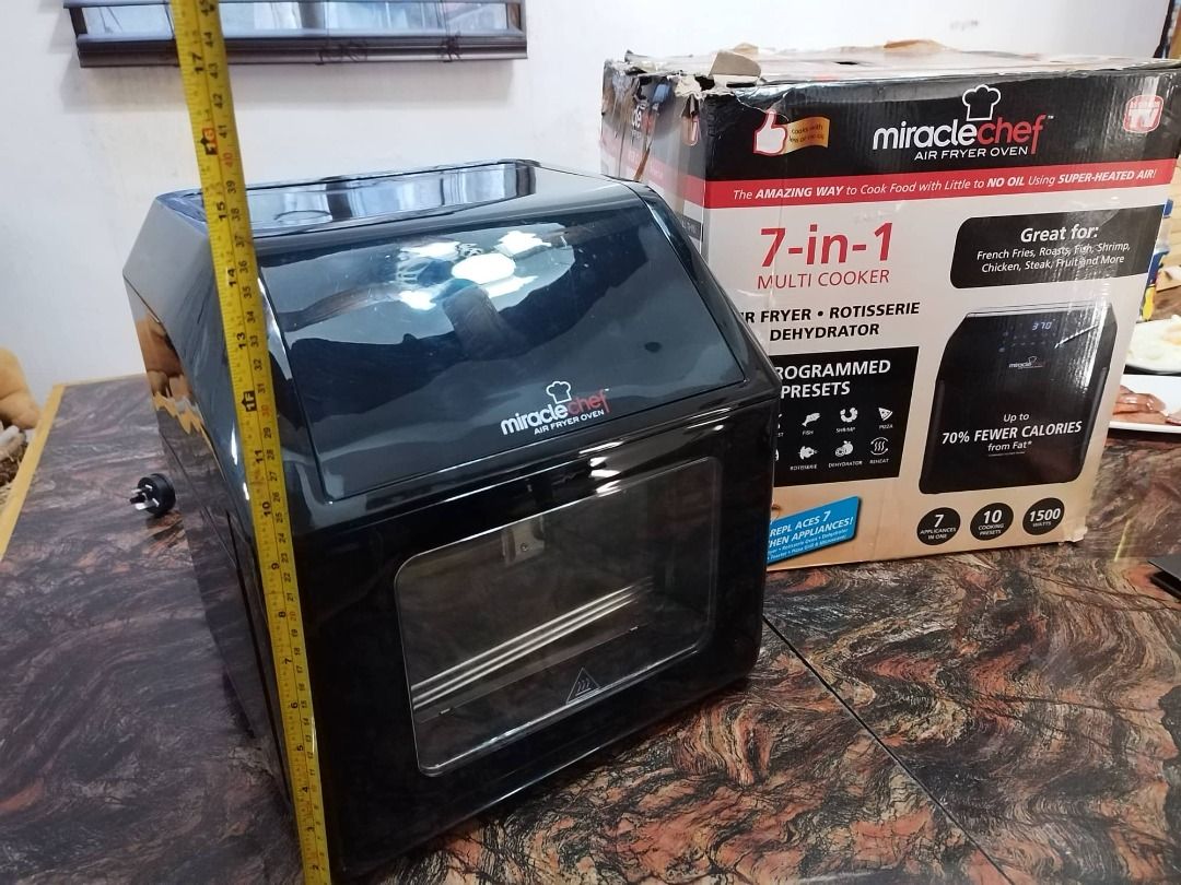 Miracle Chef Air Fryer Oven, Furniture & Home Living, Kitchenware