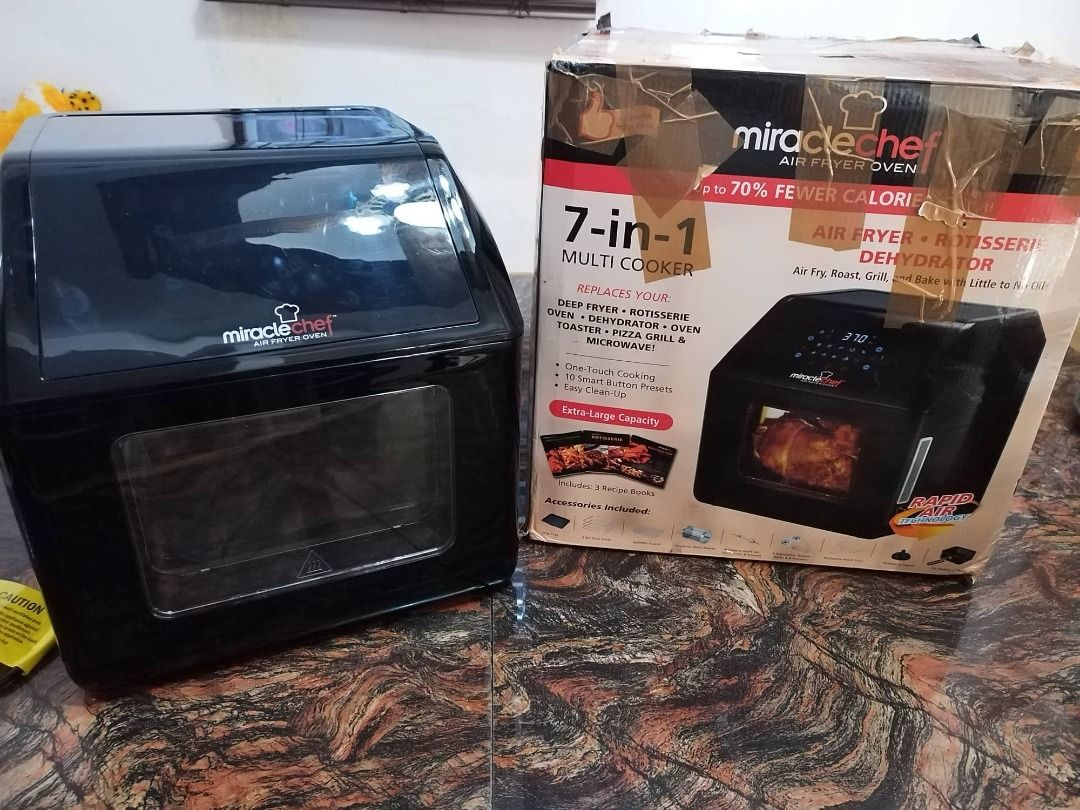 Miracle Chef Air Fryer Oven, Furniture & Home Living, Kitchenware